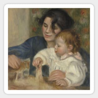 Gabrielle and Jean by Auguste Renoir Magnet